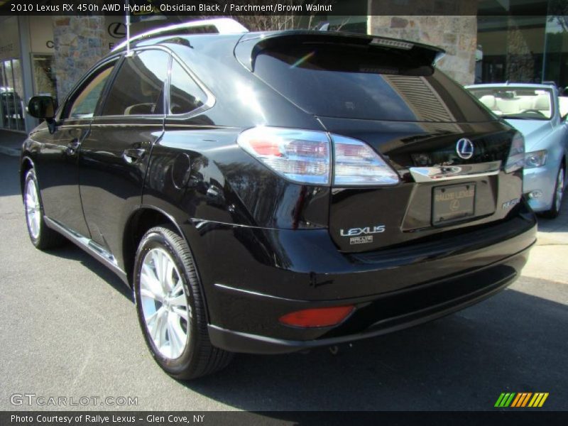 Obsidian Black / Parchment/Brown Walnut 2010 Lexus RX 450h AWD Hybrid