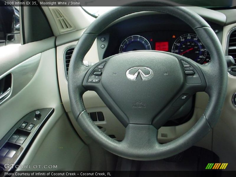Moonlight White / Stone 2008 Infiniti EX 35