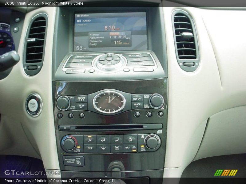 Moonlight White / Stone 2008 Infiniti EX 35