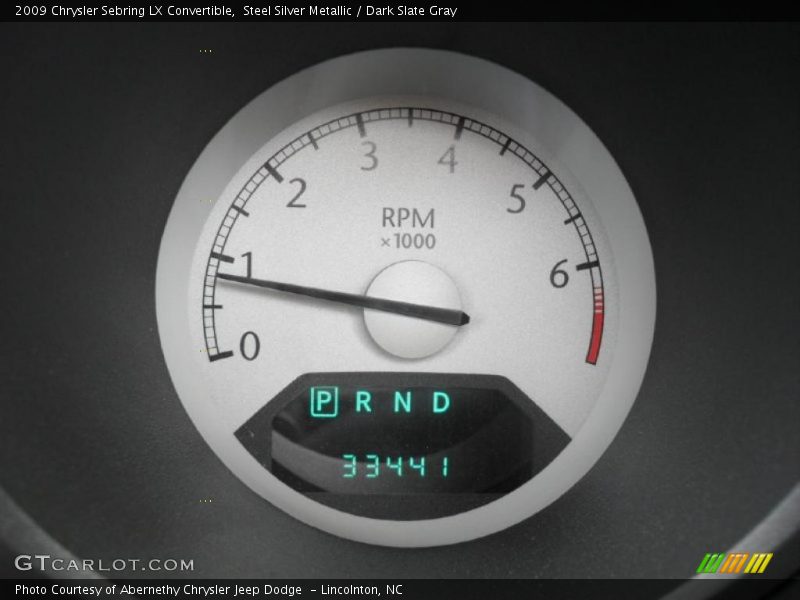 Steel Silver Metallic / Dark Slate Gray 2009 Chrysler Sebring LX Convertible