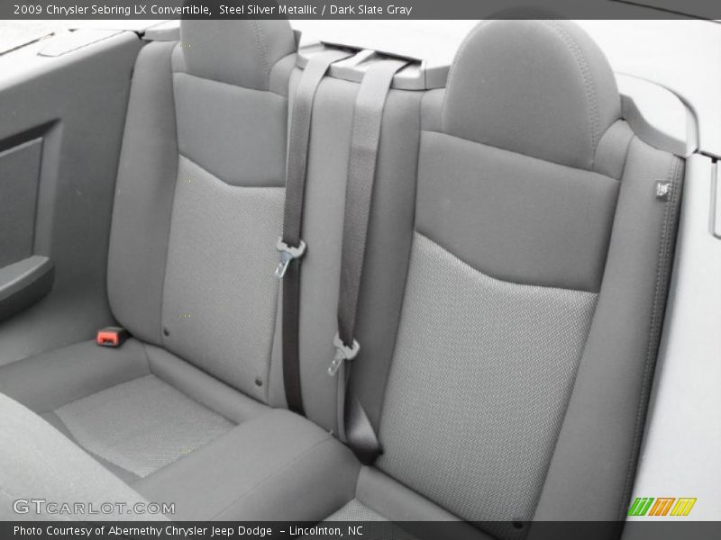 Steel Silver Metallic / Dark Slate Gray 2009 Chrysler Sebring LX Convertible