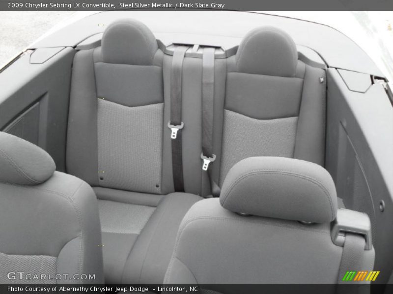 Steel Silver Metallic / Dark Slate Gray 2009 Chrysler Sebring LX Convertible