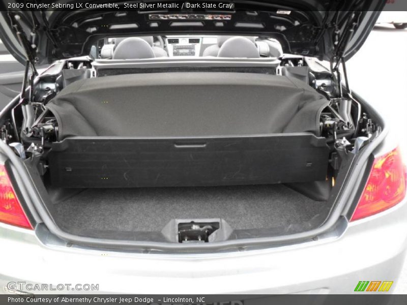 Steel Silver Metallic / Dark Slate Gray 2009 Chrysler Sebring LX Convertible