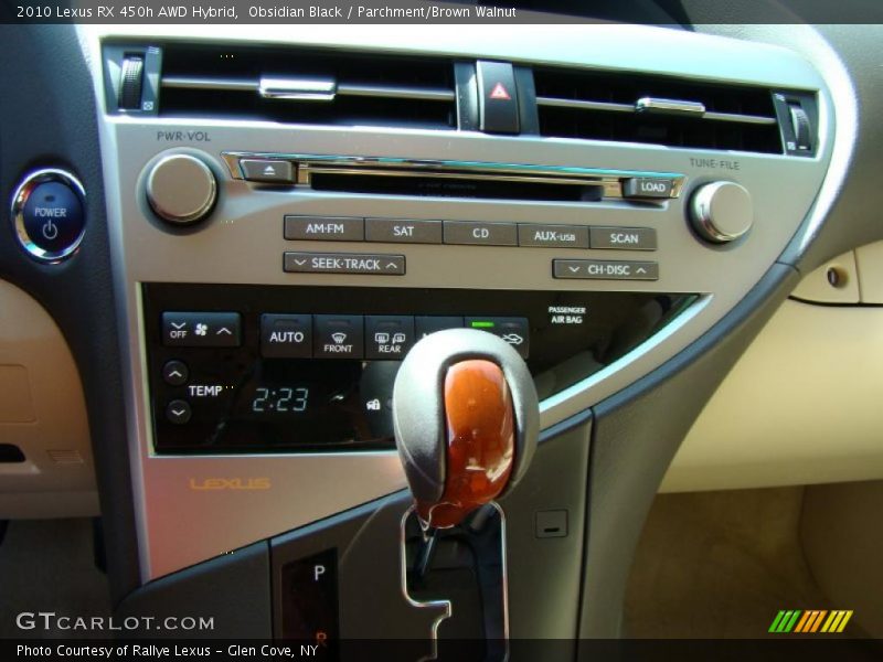 Obsidian Black / Parchment/Brown Walnut 2010 Lexus RX 450h AWD Hybrid