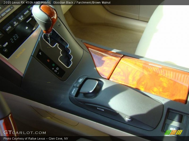 Obsidian Black / Parchment/Brown Walnut 2010 Lexus RX 450h AWD Hybrid