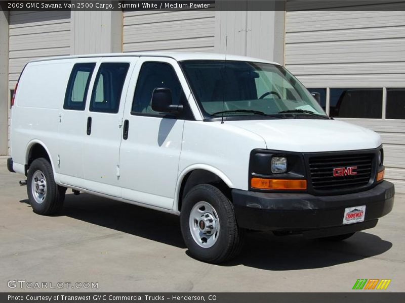 Summit White / Medium Pewter 2009 GMC Savana Van 2500 Cargo