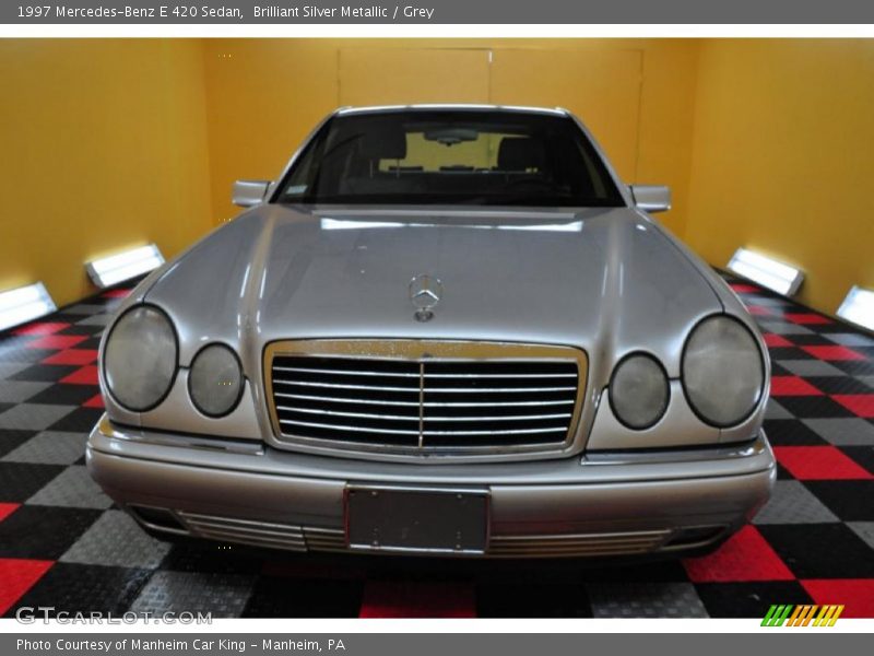 Brilliant Silver Metallic / Grey 1997 Mercedes-Benz E 420 Sedan