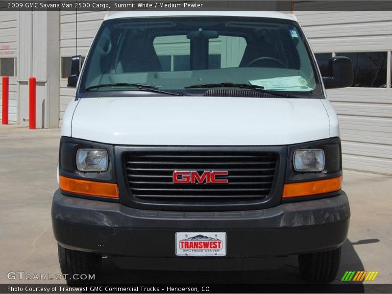 Summit White / Medium Pewter 2009 GMC Savana Van 2500 Cargo