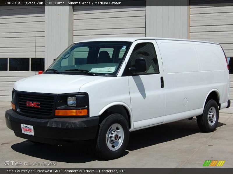Summit White / Medium Pewter 2009 GMC Savana Van 2500 Cargo