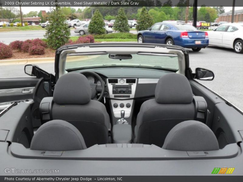 Steel Silver Metallic / Dark Slate Gray 2009 Chrysler Sebring LX Convertible