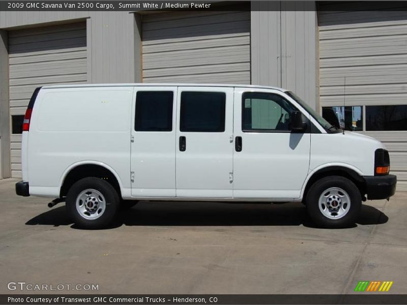 Summit White / Medium Pewter 2009 GMC Savana Van 2500 Cargo