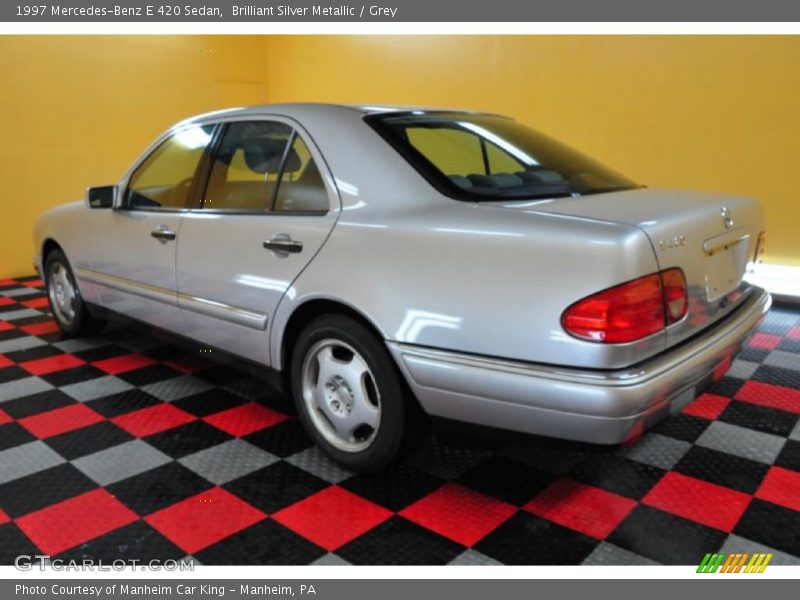 Brilliant Silver Metallic / Grey 1997 Mercedes-Benz E 420 Sedan