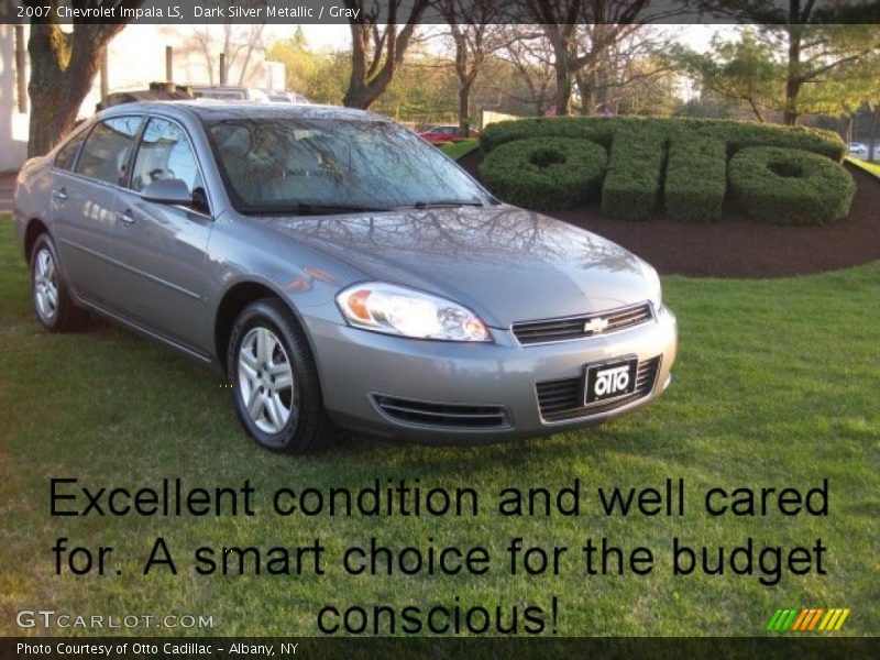 Dark Silver Metallic / Gray 2007 Chevrolet Impala LS
