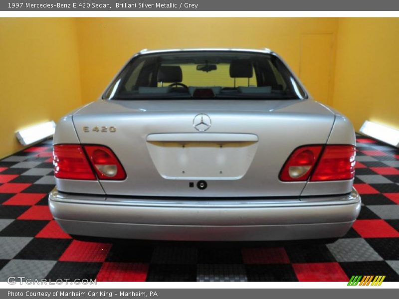 Brilliant Silver Metallic / Grey 1997 Mercedes-Benz E 420 Sedan
