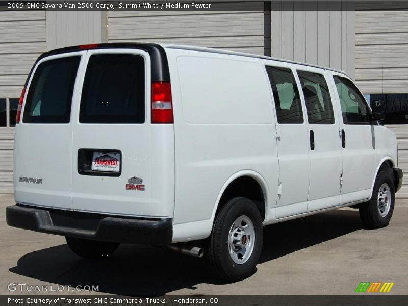 Summit White / Medium Pewter 2009 GMC Savana Van 2500 Cargo