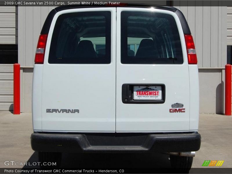 Summit White / Medium Pewter 2009 GMC Savana Van 2500 Cargo