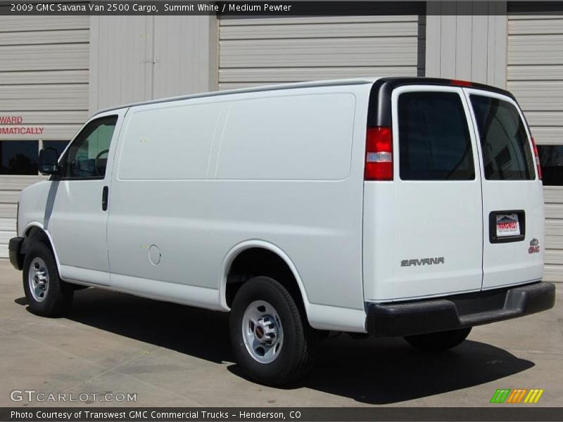 Summit White / Medium Pewter 2009 GMC Savana Van 2500 Cargo