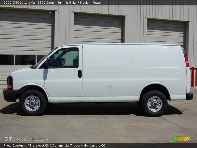 Summit White / Medium Pewter 2009 GMC Savana Van 2500 Cargo