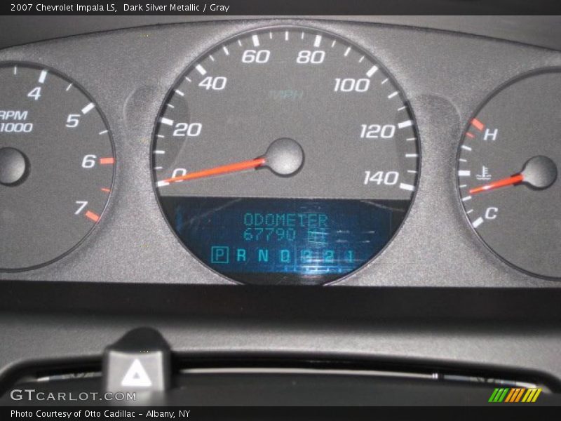Dark Silver Metallic / Gray 2007 Chevrolet Impala LS