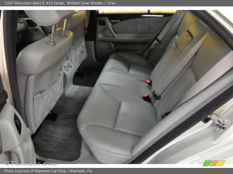 Brilliant Silver Metallic / Grey 1997 Mercedes-Benz E 420 Sedan