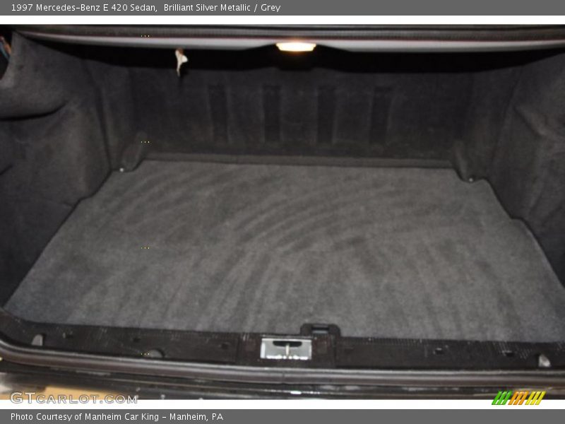 Brilliant Silver Metallic / Grey 1997 Mercedes-Benz E 420 Sedan