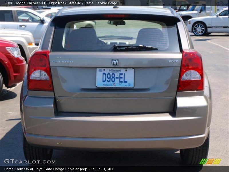 Light Khaki Metallic / Pastel Pebble Beige 2008 Dodge Caliber SXT