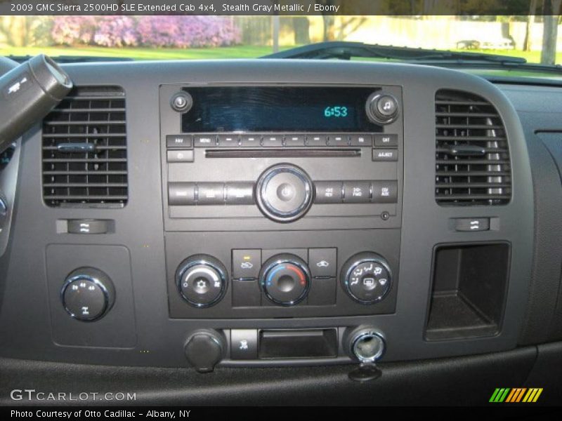 Stealth Gray Metallic / Ebony 2009 GMC Sierra 2500HD SLE Extended Cab 4x4