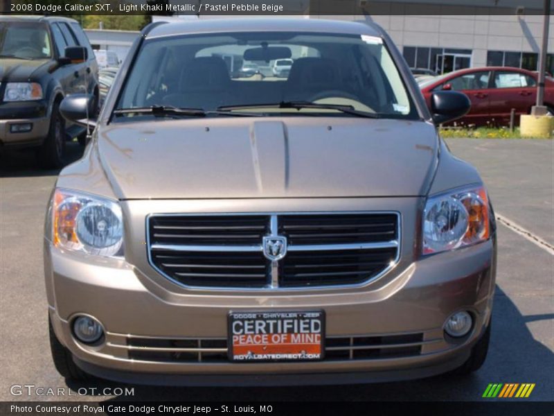 Light Khaki Metallic / Pastel Pebble Beige 2008 Dodge Caliber SXT