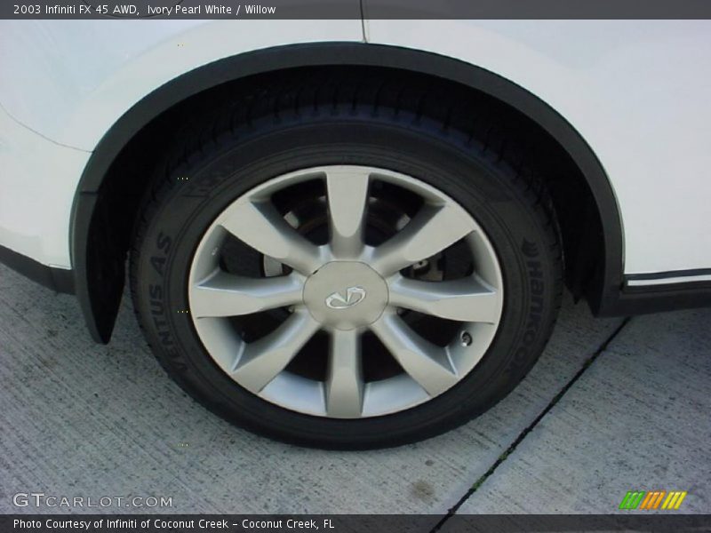 Ivory Pearl White / Willow 2003 Infiniti FX 45 AWD