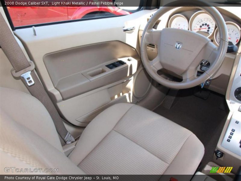 Light Khaki Metallic / Pastel Pebble Beige 2008 Dodge Caliber SXT