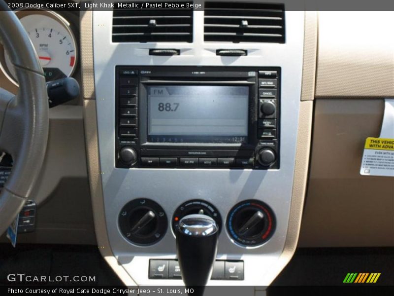 Light Khaki Metallic / Pastel Pebble Beige 2008 Dodge Caliber SXT