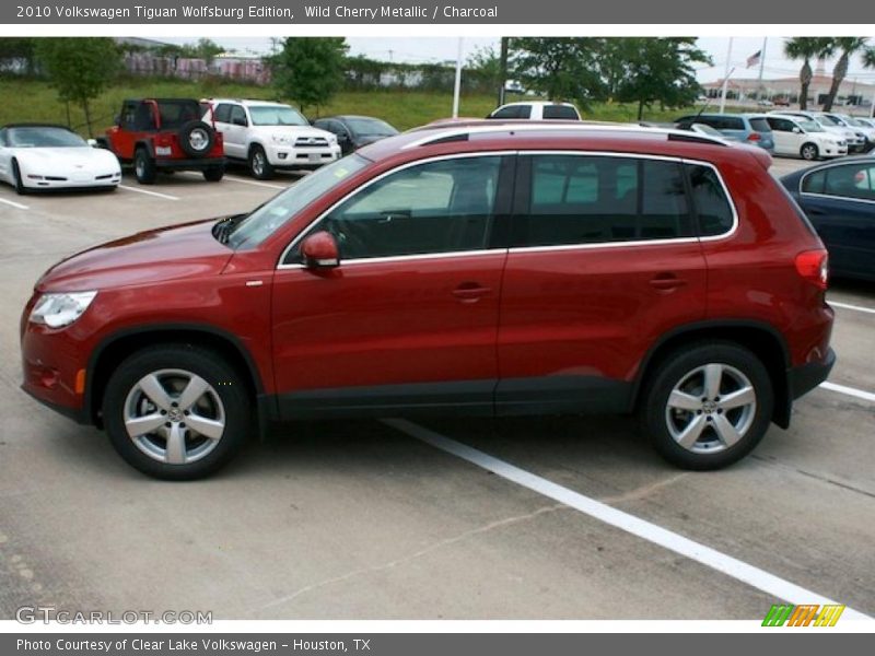 Wild Cherry Metallic / Charcoal 2010 Volkswagen Tiguan Wolfsburg Edition