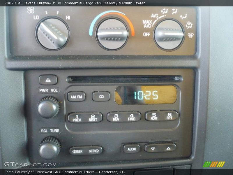 Yellow / Medium Pewter 2007 GMC Savana Cutaway 3500 Commercial Cargo Van