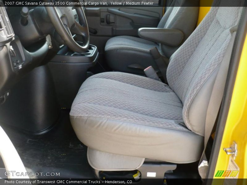Yellow / Medium Pewter 2007 GMC Savana Cutaway 3500 Commercial Cargo Van