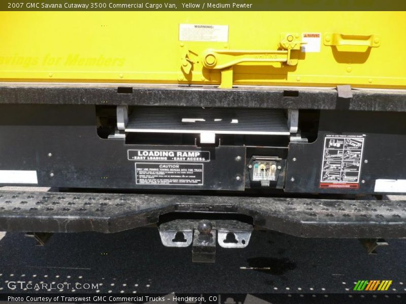 Yellow / Medium Pewter 2007 GMC Savana Cutaway 3500 Commercial Cargo Van