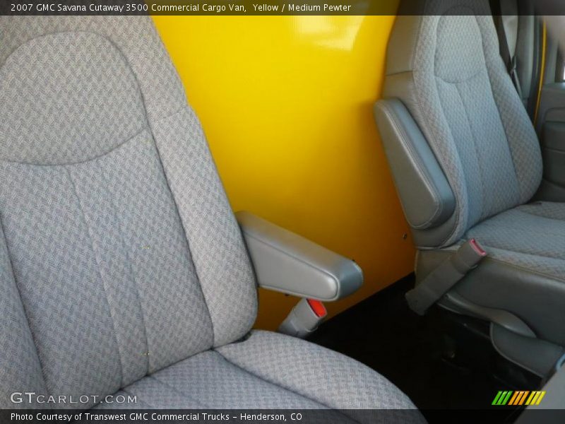 Yellow / Medium Pewter 2007 GMC Savana Cutaway 3500 Commercial Cargo Van