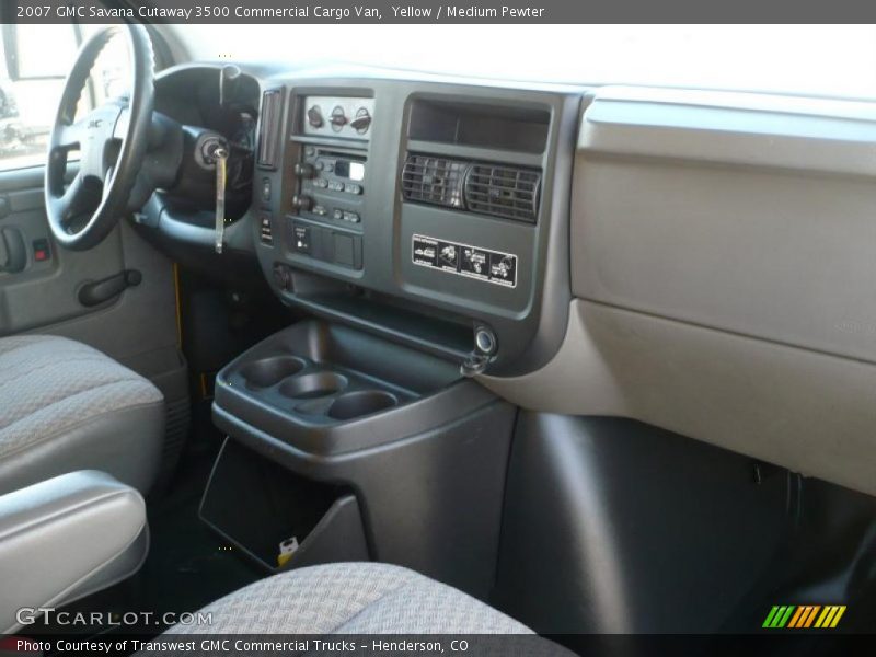 Yellow / Medium Pewter 2007 GMC Savana Cutaway 3500 Commercial Cargo Van