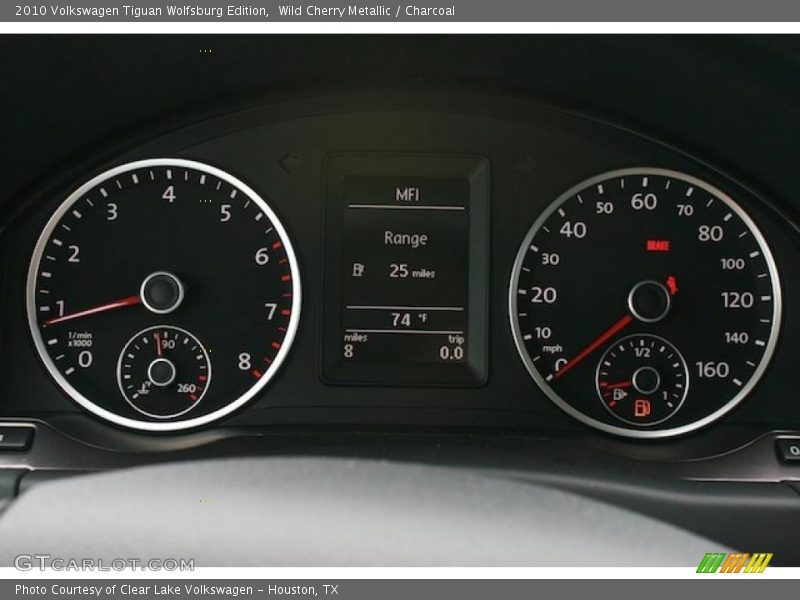 Wild Cherry Metallic / Charcoal 2010 Volkswagen Tiguan Wolfsburg Edition