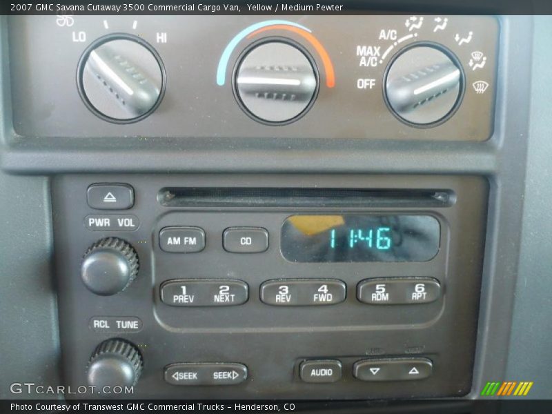 Yellow / Medium Pewter 2007 GMC Savana Cutaway 3500 Commercial Cargo Van
