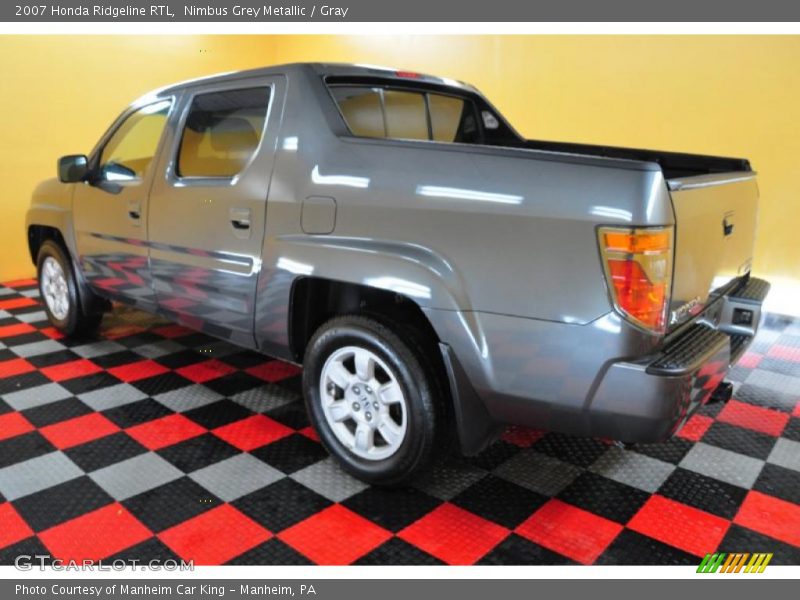 Nimbus Grey Metallic / Gray 2007 Honda Ridgeline RTL