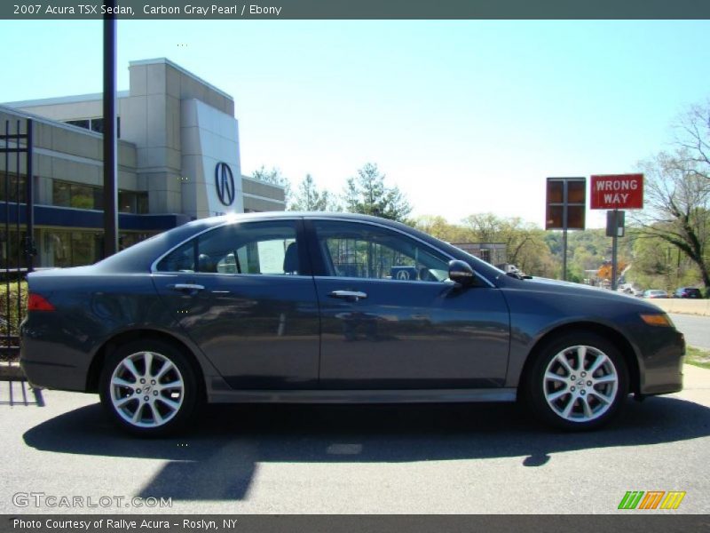 Carbon Gray Pearl / Ebony 2007 Acura TSX Sedan