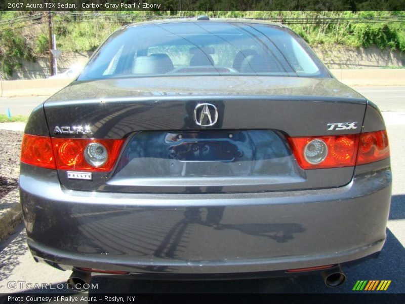 Carbon Gray Pearl / Ebony 2007 Acura TSX Sedan