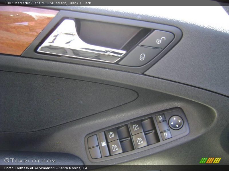 Black / Black 2007 Mercedes-Benz ML 350 4Matic