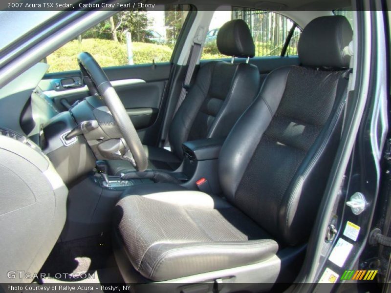 Carbon Gray Pearl / Ebony 2007 Acura TSX Sedan