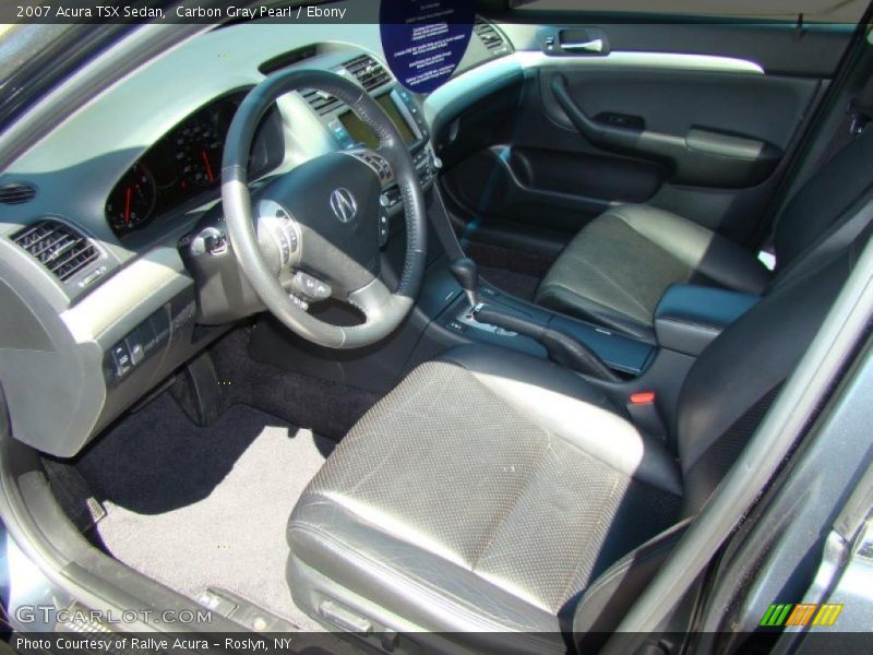 Carbon Gray Pearl / Ebony 2007 Acura TSX Sedan