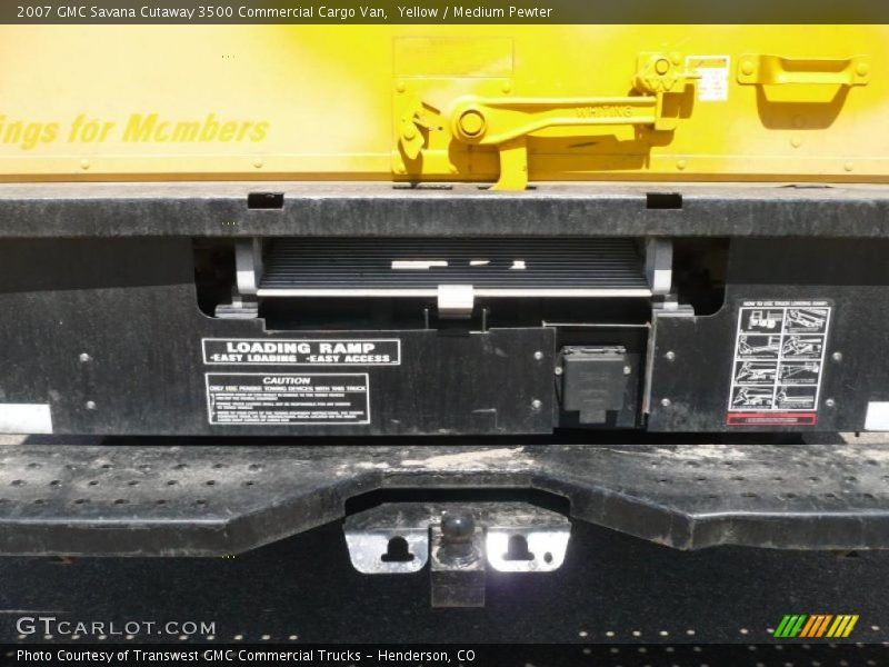 Yellow / Medium Pewter 2007 GMC Savana Cutaway 3500 Commercial Cargo Van