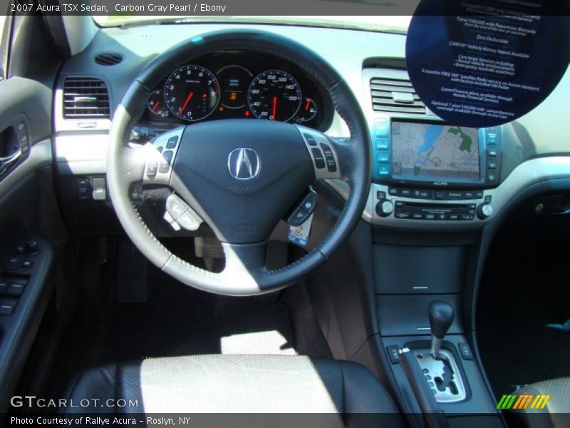 Carbon Gray Pearl / Ebony 2007 Acura TSX Sedan