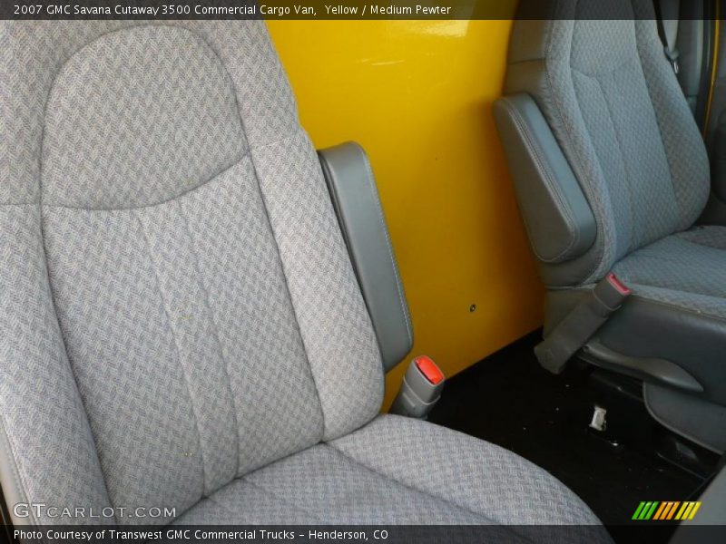 Yellow / Medium Pewter 2007 GMC Savana Cutaway 3500 Commercial Cargo Van