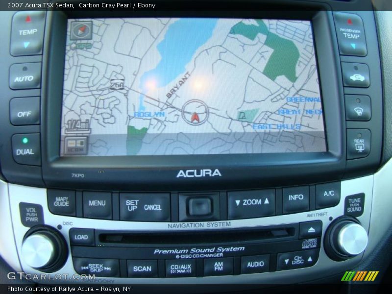 Carbon Gray Pearl / Ebony 2007 Acura TSX Sedan