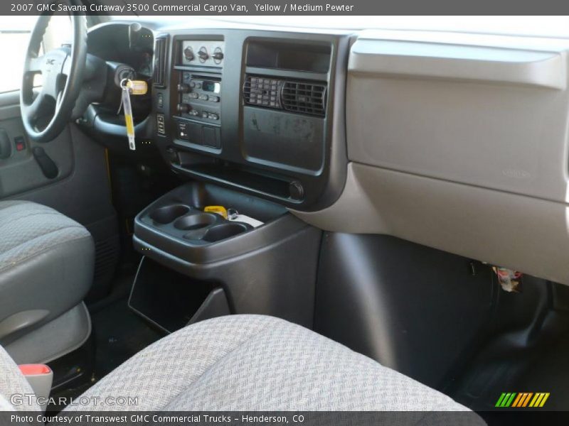 Yellow / Medium Pewter 2007 GMC Savana Cutaway 3500 Commercial Cargo Van